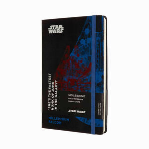 Moleskine Star Wars Limited Edition - Millenium Falcon 13x21cm Çizgili Defter 3746 - Thumbnail