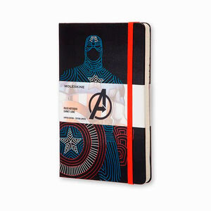 Moleskine The Avengers Limited Edition - Captain America 13x21cm Çizgili Defter 2722 - Thumbnail