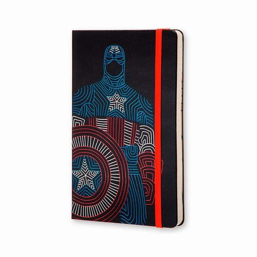 Moleskine The Avengers Limited Edition - Captain America 13x21cm Çizgili Defter 2722
