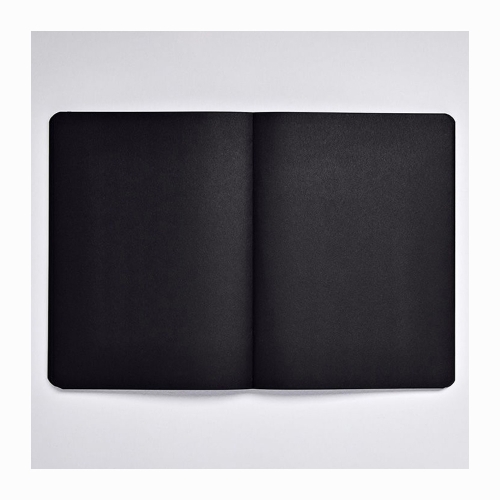nuuna Çizgisiz Siyah Defter NOT WHITE - BLACK (A5 Premium kağıt - 176 sayfa) 54532