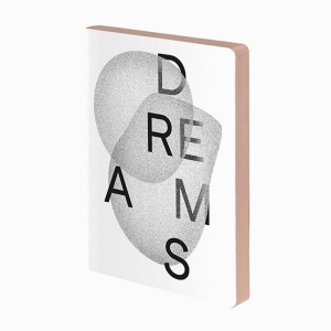 nuuna Gri Noktalı Defter DREAMS (A5 Premium kağıt - 256 sayfa) 55607 - Thumbnail