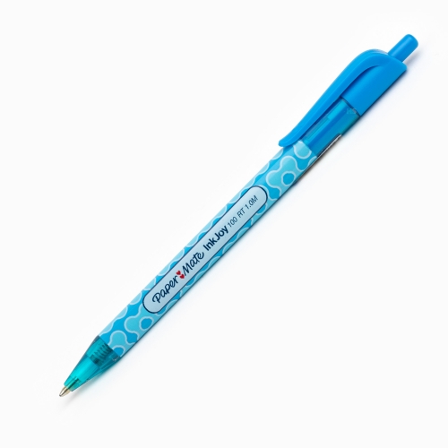 Paper Mate Ink Joy 100 RT 1.0 Tükenmez Kalem Light Blue 8633