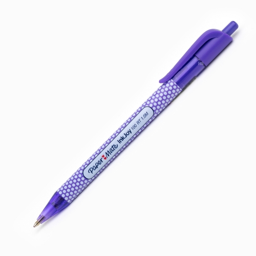 Paper Mate Ink Joy 100 RT 1.0 Tükenmez Kalem Purple 8626