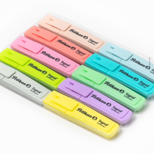 Pelikan Signal Textmarker Pastel 10 Renk İşaretleme Kalemi Seti