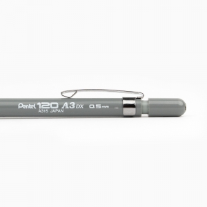 Pentel 120 A3DX 0.5 mm Mekanik Kurşun Kalem Gri A315-N 5007 - Thumbnail