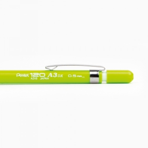 Pentel 120 A3DX 0.5 mm Mekanik Kurşun Kalem Neon Yeşil A315-K 9456 - Thumbnail