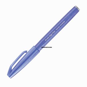 Pentel Brush Sign Pen Touch Blue Violet SES15C 5101 - Thumbnail