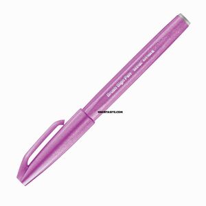 Pentel Brush Sign Pen Touch Pink Purple SES15C 5064 - Thumbnail