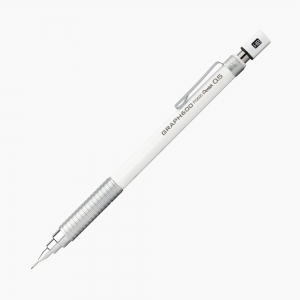 Pentel Graph 600 0.5 mm Mekanik Kurşun Kalem Beyaz PG605-WX 0170 - Thumbnail