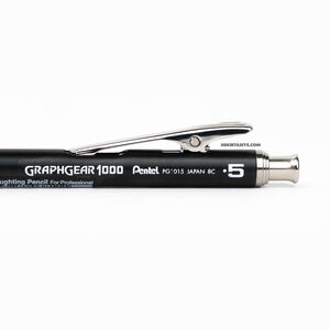 Pentel GraphGear 1000 0.5 mm Mekanik Kurşun Kalem PG1015C-AX Black 8111 - Thumbnail