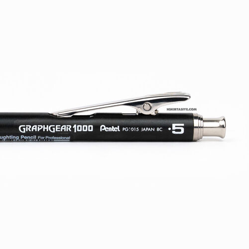 Pentel GraphGear 1000 0.5 mm Mekanik Kurşun Kalem PG1015C-AX Black 8111
