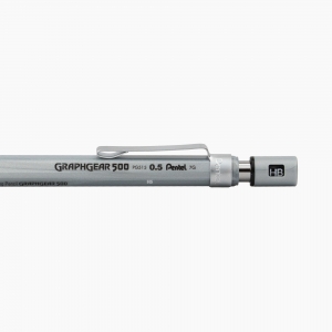 Pentel GraphGear 500 0.5 mm Mekanik Kurşun Kalem Gri PG515-A 3601 - Thumbnail