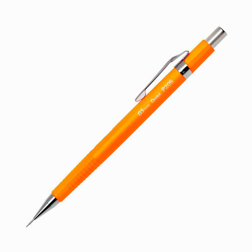 Pentel P205 0.5 mm Mekanik Kurşun Kalem Neon Orange 0074