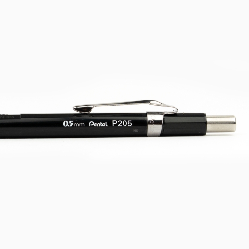 Pentel P205 0.5 mm Mekanik Kurşun Kalem Siyah P205-A 5009