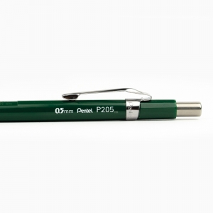 Pentel P205 0.5 mm Mekanik Kurşun Kalem Yeşil P205-D 5047 - Thumbnail