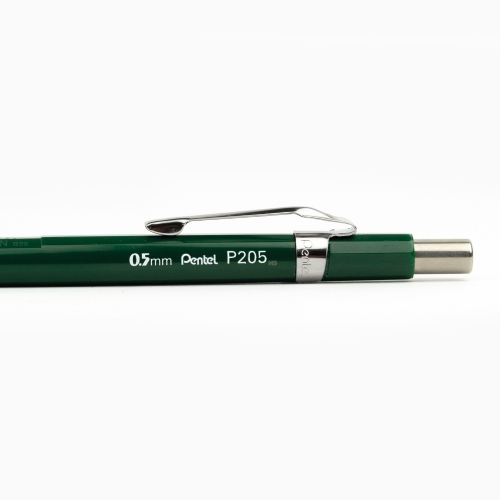 Pentel P205 0.5 mm Mekanik Kurşun Kalem Yeşil P205-D 5047