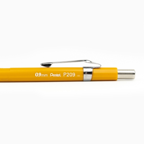 Pentel P209 0.9 mm Mekanik Kurşun Kalem Sarı P209-G 9007