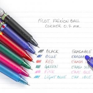 PILOT FriXion Ball Clicker Mika Limited Edition Açık Mavi 0.7 mm Silinebilir Jel Kalem 5290 - Thumbnail
