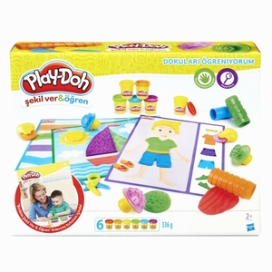 Play-Doh Dokuları Öğreniyorum Kalıp ve Oyun Hamuru B3408 5658 - Thumbnail