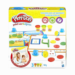 Play-Doh Rakamları ve Saymayı Öğreniyorum Kalıp ve Oyun Hamuru B3406 5436 - Thumbnail