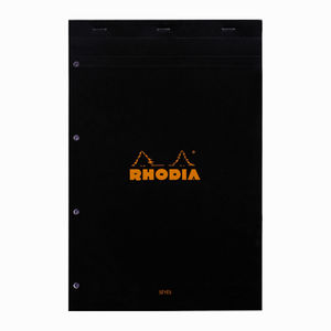 Rhodia A4 No:20 Pad Seyes Defter Siyah 0098 - Thumbnail