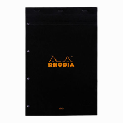 Rhodia A4 No:20 Pad Seyes Defter Siyah 0098