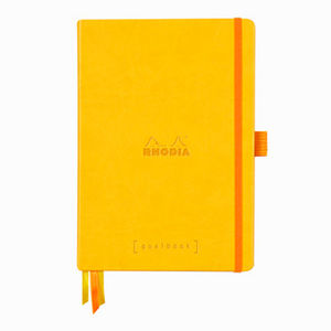 Rhodia Goalbook Sert Kapak A5 Dot (Noktalı) Defter Daffodil Yellow 118786C 7869 - Thumbnail