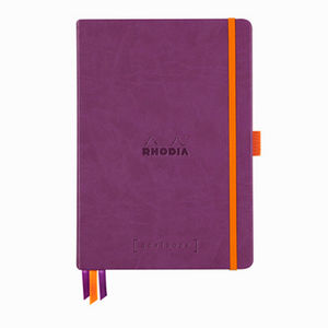 Rhodia Goalbook Sert Kapak A5 Dot (Noktalı) Defter Purple 118780C 7807 - Thumbnail