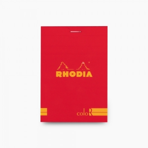 Rhodia No:12 Color Pad 8.5 X 12 cm Çizgili Not Defteri Kırmızı 9730 - Thumbnail