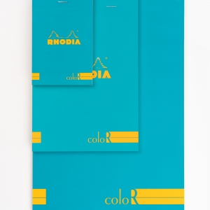 Rhodia No:12 Color Pad 8.5 X 12 cm Çizgili Not Defteri Mavi 9686 - Thumbnail