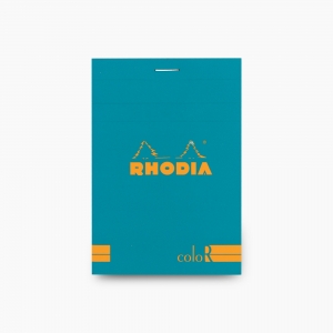 Rhodia No:12 Color Pad 8.5 X 12 cm Çizgili Not Defteri Turkuaz 9679 - Thumbnail