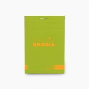 Rhodia No:12 Color Pad 8.5 X 12 cm Çizgili Not Defteri Yeşil 9662 - Thumbnail