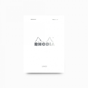 Rhodia No:13 Pad Çizgili Not Defteri A6 Beyaz 6011 - Thumbnail