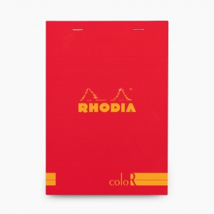 Rhodia No:16 Color Pad A5 Çizgili Not Defteri Kırmızı 9736 - Thumbnail