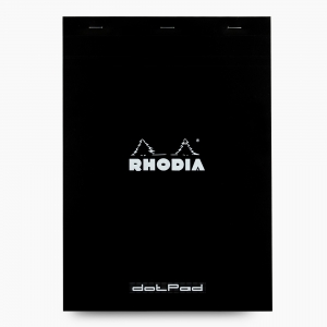 Rhodia No:18 Dotpad (Noktalı) Not Defteri A4 Siyah 5590 - Thumbnail