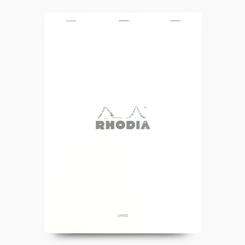 Rhodia No:18 Pad Çizgili Not Defteri A4 Beyaz 6016