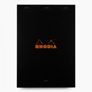 Rhodia No:18 Pad Çizgisiz Not Defteri A4 Siyah 0096 - Thumbnail