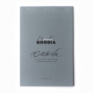 Rhodia PAScribe A4+ Calligraphy Practise & Correspondence Grey Maya Pad 0068 - Thumbnail