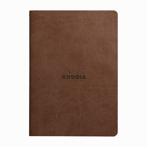 Rhodia Sewn Spin A5 İplik Dikiş Çizgili Defter Chocolate 116403C 4037