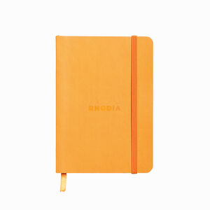 Rhodia Softcover Deri Kapak A6 Çizgili Defter Orange 3152 - Thumbnail