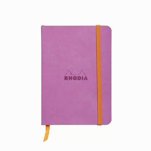 Rhodia Softcover Deri Kapak A6 Çizgili Defter Lilac 3114 - Thumbnail