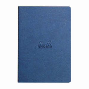 Rhodia Sewn Spin A5 İplik Dikiş Dot (Noktalı) Defter Sapphire Blue 116458C 4587 - Thumbnail