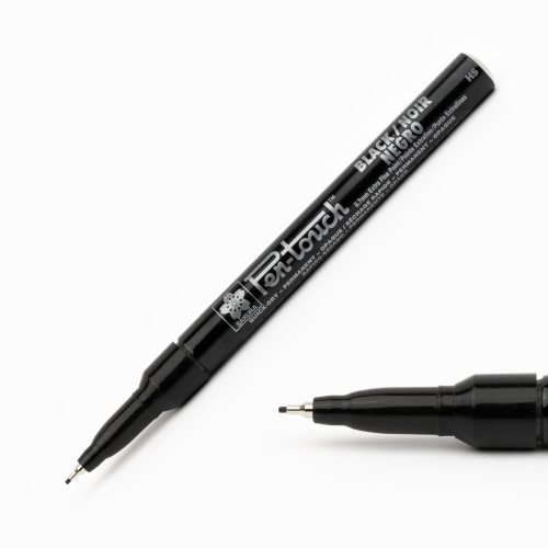 Sakura Pen Touch 0.7 mm Extra Fine Permanent Marker Siyah 6104