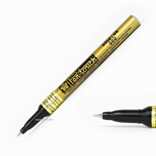 Sakura Pen Touch 0.7 mm Extra Fine Permanent Marker Metalik Altın 2772