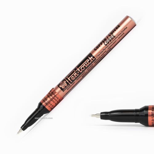 Sakura Pen Touch 0.7 mm Extra Fine Permanent Marker Metalik Bakır 6098