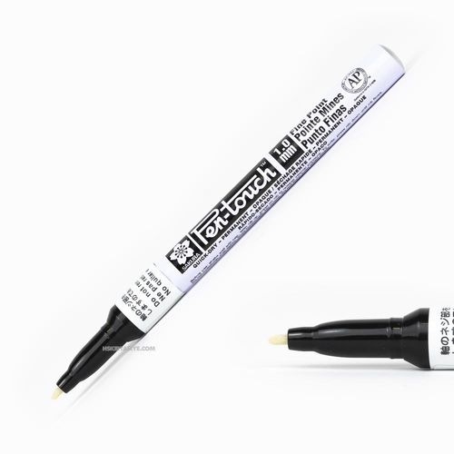 Sakura Pen Touch 1.0 mm Fine Permanent Marker Beyaz 2840