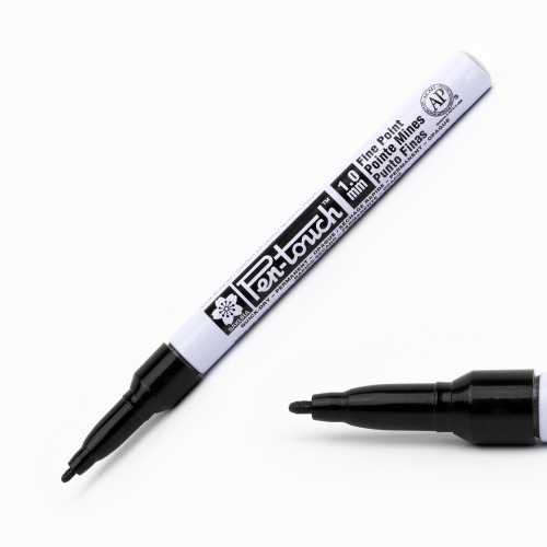 Sakura Pen Touch 1.0 mm Fine Permanent Marker Siyah 0621