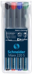 Schneider Maxx 224 Permanet Kalem Seti 4'lü S - Thumbnail