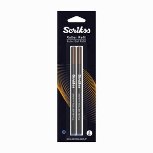Scrikss 2'li Safety Roller Kalem Refil 0.7 mm Mavi 0120 - Thumbnail
