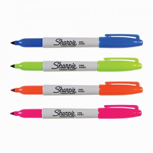 Sharpie Permanent Kalem 4'lü Set Canlı Renkler 2065403 4030 - Thumbnail